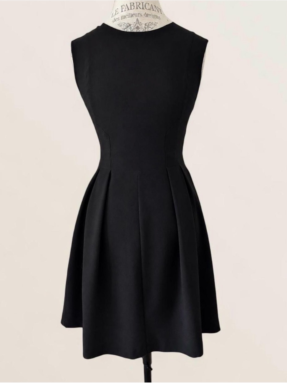 Dynamite Black Sleeveless Fit-and-Flare Midi Dress